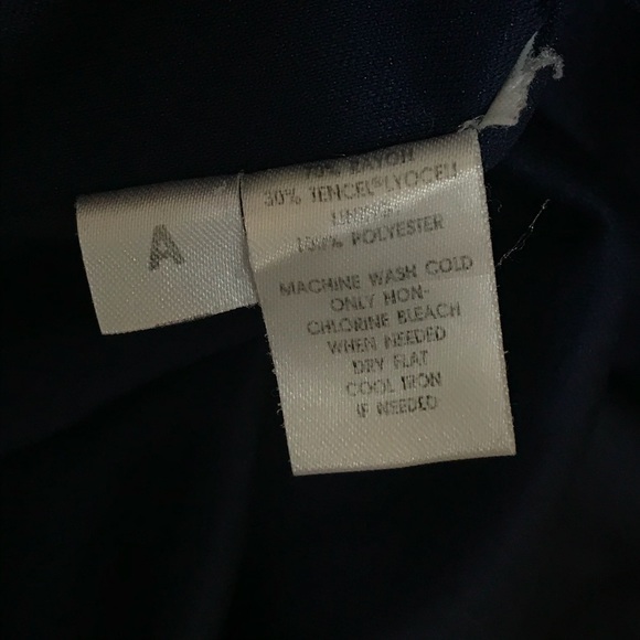 Loft Knit Dress Medium Nautical stripes Blue White - Picture 11 of 13